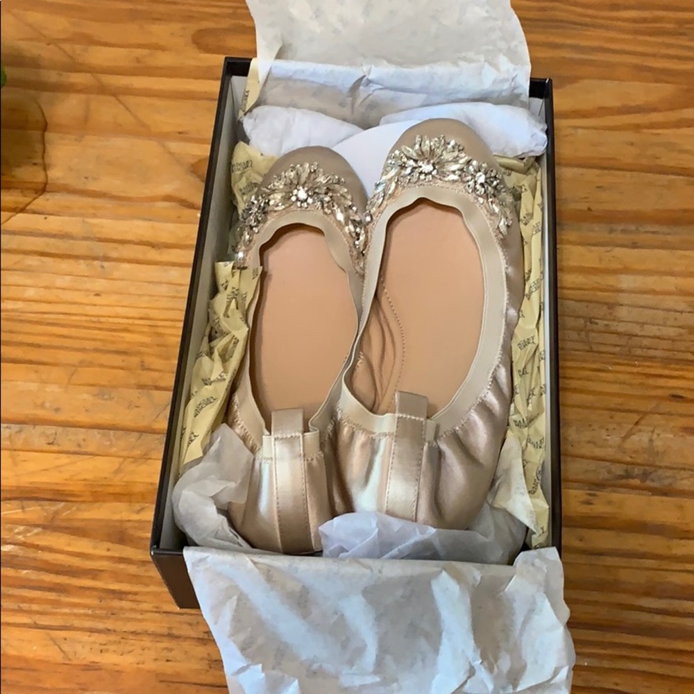 Badgley mishka Champagne pink ballet flats